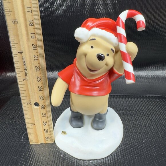 Disney Pooh Friends Figurine Wishing You the Sweetest Holiday Ever Figure VTG - Picture 4 of 11